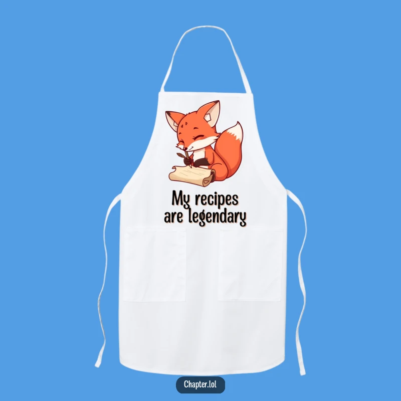 Funny Fox Chef Apron: Hilarious Kitchen Gift for the Creative Cook