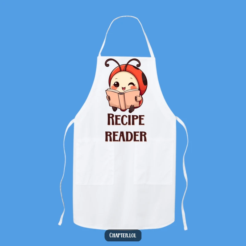 Funny Ladybug Chef Apron: Hilarious Kitchen Fun for Bookish Cooks!