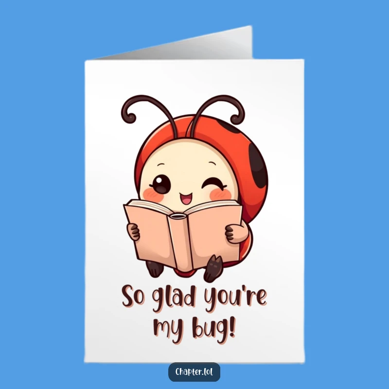 Free Printable Ladybug Thank You Card: Bookish Gratitude Downloadable