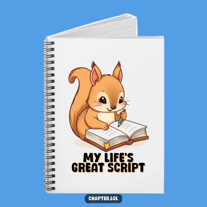 Funny Squirrel Notebook - Diligent Journal for Notes